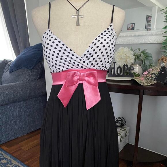 Y2k babydoll polka dot dress - Picture 1 of 5